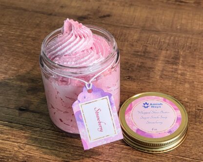 Whipped Shea Scrub Strawberry